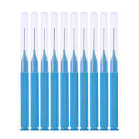 Нанощітки для ламінування вій і брів Блакитні, 10шт