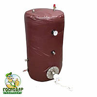 Бойлер непрямого нагріву з нержавійки вертикальний - 80л (Україна) з утеплювачем