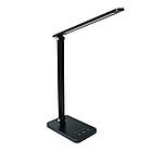 Настільна лампа 6,5W 220V 230lm 3000-4000-6500K DIM чорна [4099854363887] Osram Panan Disk Fold SQ LED