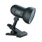 Настільна лампа 40W 220V E27 на кліпсі чорна [4099854364143] Osram Panan Classic Clip