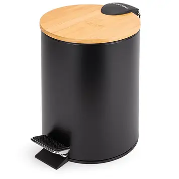 Відро для сміття Kamille KM-0203 з хромованої сталі 3 л