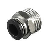 Фітинг нікельований 10 мм, різьблення 1/2 ТАТО для пневмошланга, фото 2