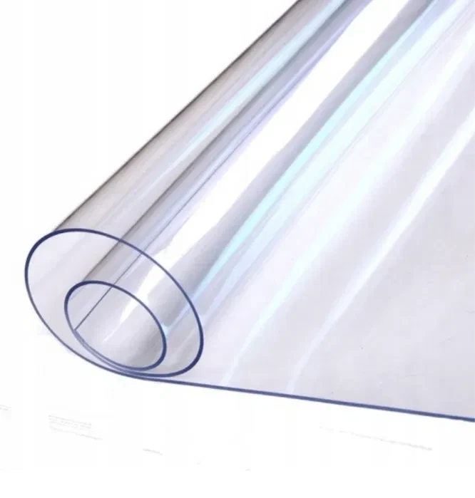 Гибкое стекло (пленка пвх) 200мкм (1.5м ширина). Гибкое стекло. Намотка ...