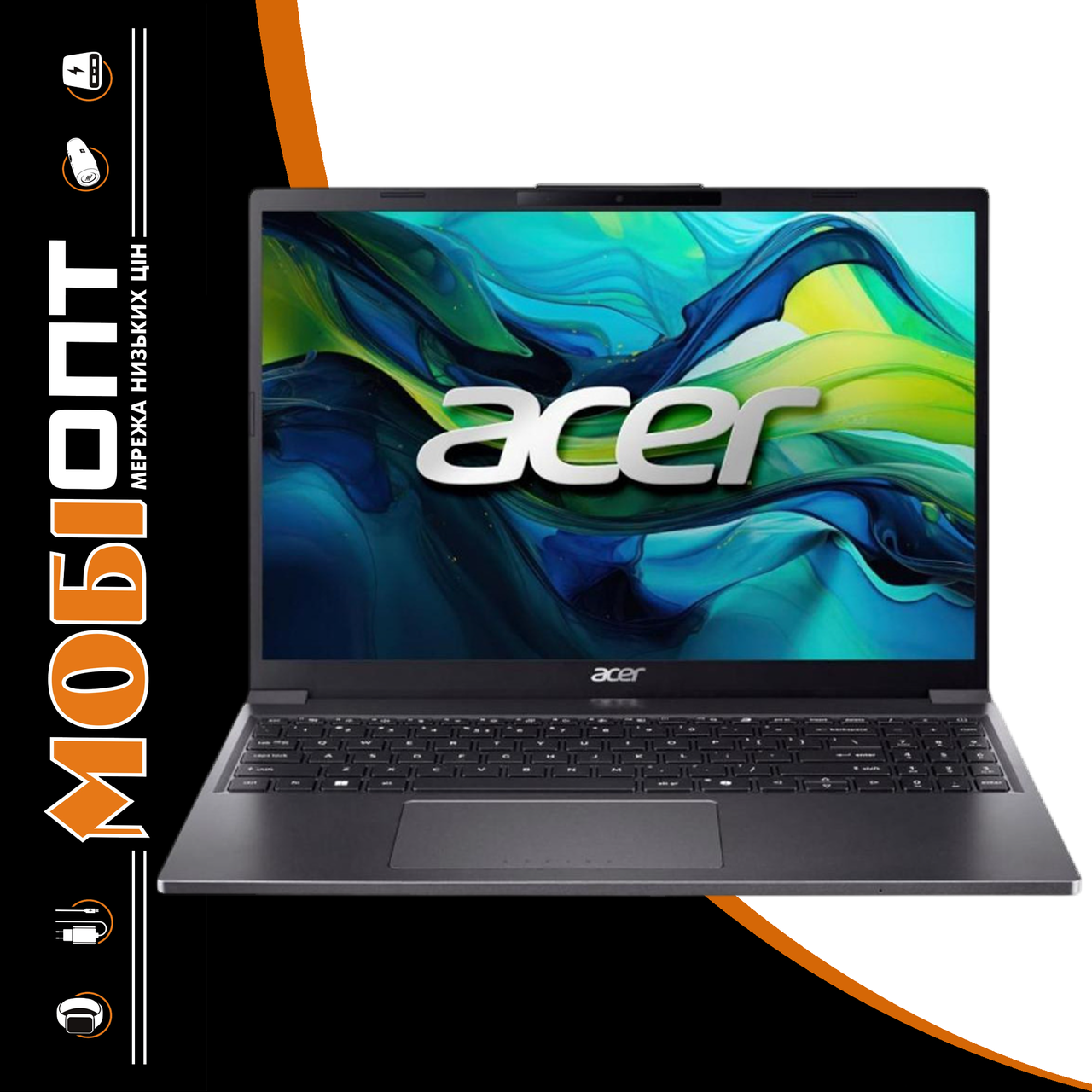 Ноутбук Acer Aspire Go 15 AG15-51P-51TK Steel Gray (NX.J51EU.00H) UA UCRF