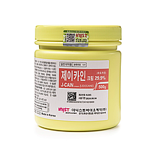 Первинна анестезія Крем анестетик J-CAIN Lidocaine cream 29,9%, 500 г