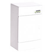 Модульний щиток 4 модулі 1 ряд IP40 PNS 4T білі дверцята настінного монтажу