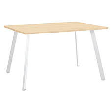 Обідній стіл Lenard white дсп h25 береза ​​полярна 1200*800 мм (Новий Стиль ТМ)