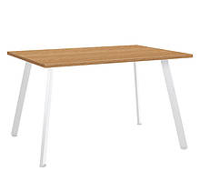Обідній стіл Lenard white дсп h25 бук 1200*680 мм (Новий Стиль ТМ)
