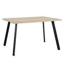 Обідній стіл Lenard black дсп h36 бук артизан 1200*680 мм (Новий Стиль ТМ)