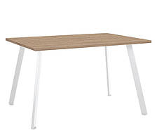 Обідній стіл Lenard white дсп h25 в'яз благородний 1000*680 мм (Новий Стиль ТМ)