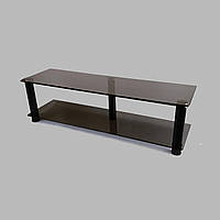 Тумба ТВ зі скла 1250х350х376 Commus Аскет MX  Mini bronza-BL