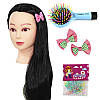 Набір для плетіння з тренувальною головою та набором для створення зачісок, фото 2
