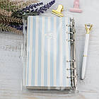 Дитячий прозорий блокнот Cinnamorol А6 діаметр 20мм DBL003, фото 3