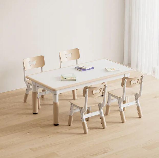 Регульований столик з мольбертом Terrio та 4 стільці ( Кавовий), фото 1