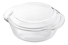 Скляна форма для запікання із кришкою ARDESTO Black Mars AR2406BG 1,5 л (Niz16334)