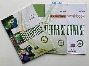 Комплект New Enterprise A1 Student's Book + Workbook + Grammar book