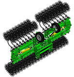 Борона роторна навісна РБН-8L DEMETRA Велес-Агро гідравлічна складна рама, ширина 8 м, фото 6