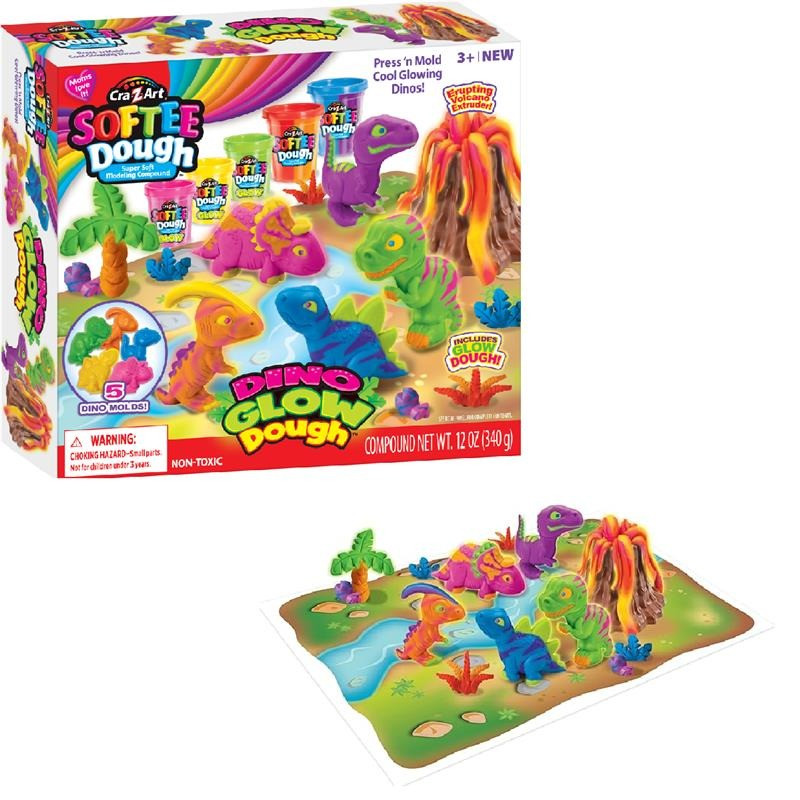 Тісто для ліплення Cra-Z-Art "Динозаври з формами" набір 14 шт. (SHiz16369), фото 1