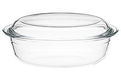 Форма для запікання з кришкою та ручками ARDESTO Black Mars AR2408BG 3 л скло  (SHiz16337)