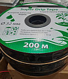 Стрічка туман 32 мм SUPER DRIP TAPE 200м бухта Корея, фото 3