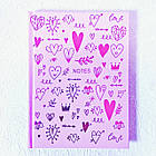 Блокнот в клітинку Астра В6 Сердечки 80 арк арт.ТО-5, фото 8