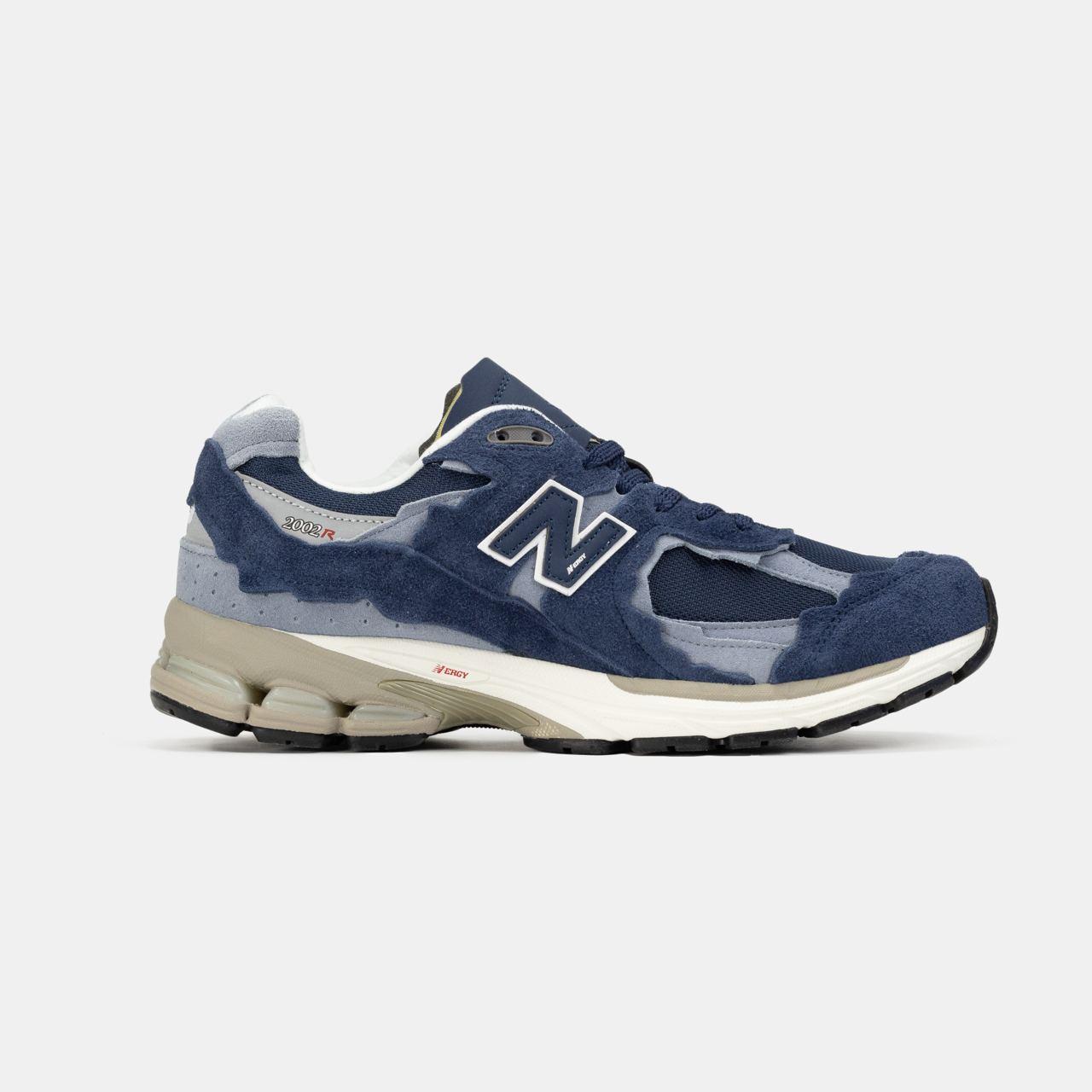 Чоловічі кросівки New Balance 2002R Protection Pack Dark Navy Нью Баланс 2002Р замш текстиль демісезон