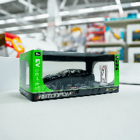 Машинка Автопром «Tesla модель S із зарядною станцією» чорна, 1:24 (18 см) AP7713-4, фото 9