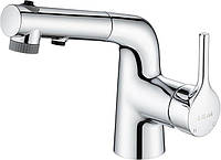 Змішувач для умивальника LJLink Одноважільний змішувач із висувним виливом