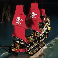 Конструктор 653001 піратський корабель, світло, 3399 деталей, на батарейках (таблетках), в коробці, 42,5-32,5-8см, фото 2