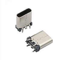 Гніздо USB Type-C 24pin H=10.5mm пряме C-13