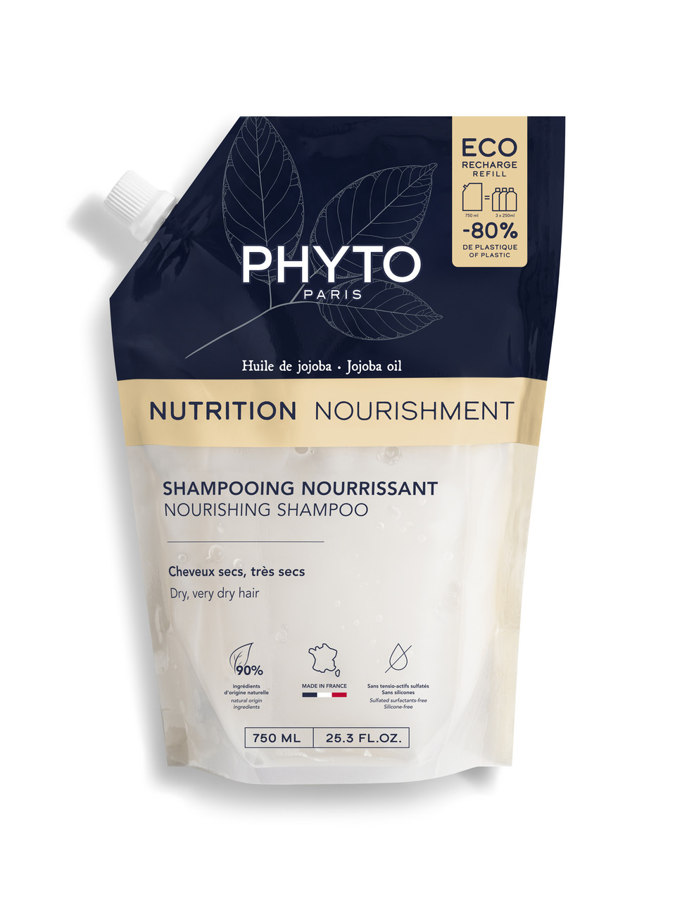 Фіто Живлення шампунь для сухого волосся Phyto Nutrition Shampoo, 750 мл