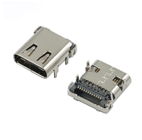 Гніздо USB Type-C 24pin кутове C-05