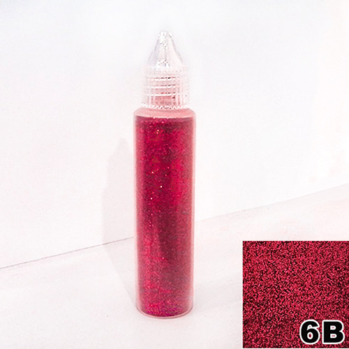 Блискітки Рубінові в пляшечці з дозатором 30 мл, глітер сухий, фото 1