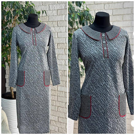 Стильна жіноча сукня, тканина "Трикотаж" 52, 54, 56 розмір 52, фото 1