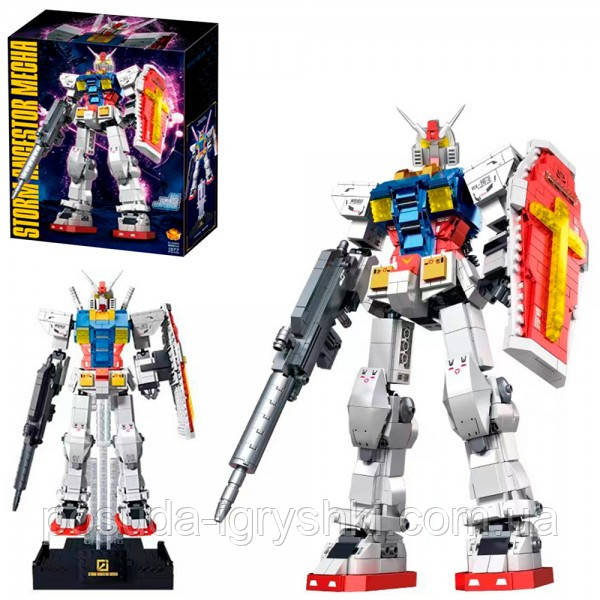 Конструктор BB804 робот, розмір 40-30см, 1377 деталей, в коробці, 32-41-9,5см, фото 1