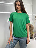 Футболка жіноча базова оверсайз, М-ХХЛ, фото 2