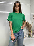 Футболка жіноча базова оверсайз, М-ХХЛ, фото 4