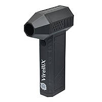 Міні турбо-фен вентилятор Virellix Mini Jet Fan X8 PRO 130000 RPM компресор антипиль з ліхтариком