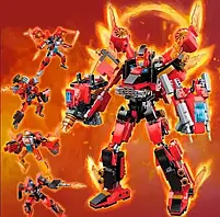 Конструктор 41305 трансформер 4в1 (робот, транспорт), 1201 деталей, в коробці, 52-34-7см, фото 3