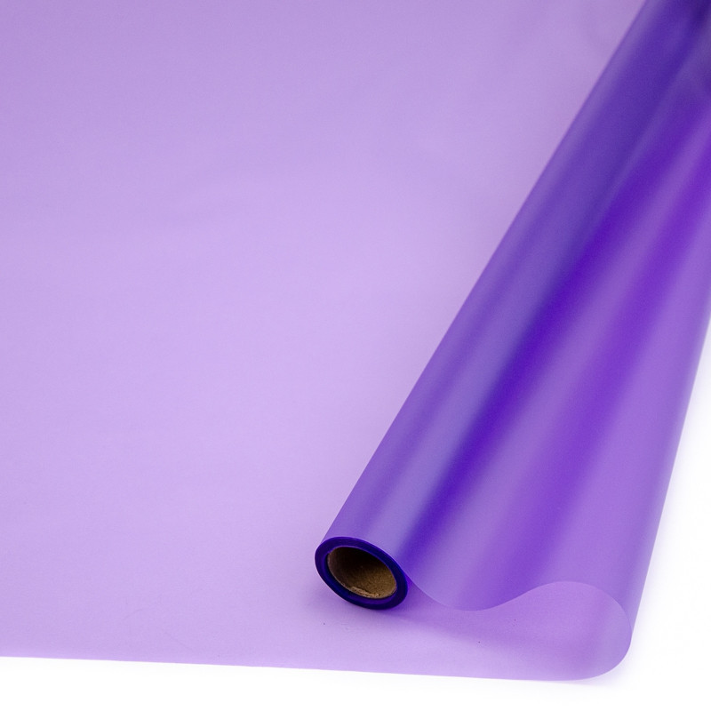 Калька флористична в рулоні Deep Purple, матова, однотонна, 60 см, 9 ярдів, 50 мкм
