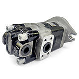 Шестеренний тандемний насос Komatsu 3EC-60-31211 Hydro-pack 25A60/10X814A-F, фото 3