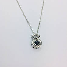 Підвіска срібна S925 SUNROZ I love You Я люблю тебе на 100 мовах Срібний (SUN3100903)