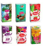 Платочки носовые "Kids" йети Алсу-Пак 10 шт. спайка