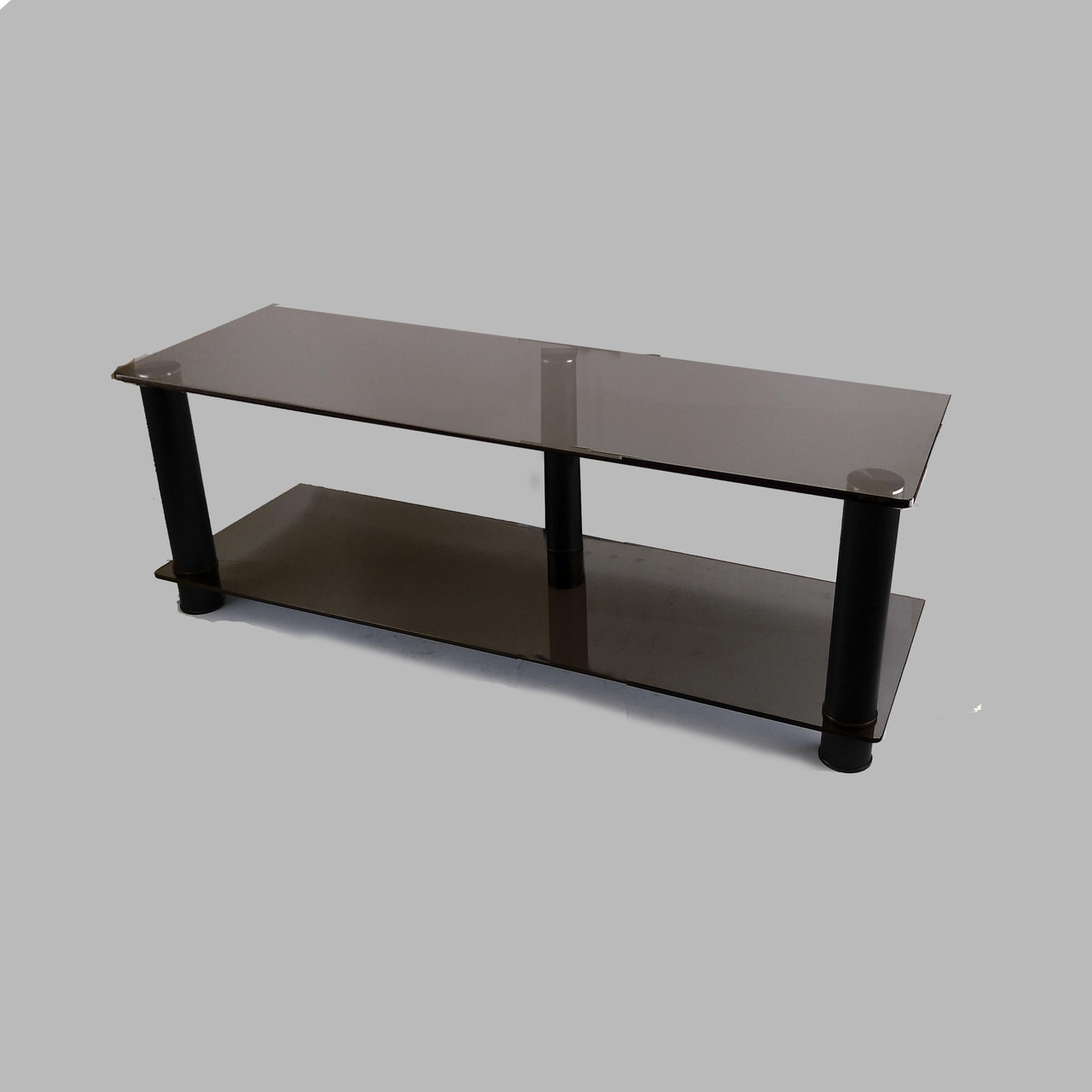 Тумба ТВ зі скла 1100х350х374 Commus Аскет New Mini bronza-BL