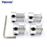 Шків 16T-B5-W10-CF_S на двигун під ремінь GT2 (2GT), 16 зубців, вісь Ø5мм, ширина 11мм / Для 3D-принтерів, верстатів ЧПК, фото 2