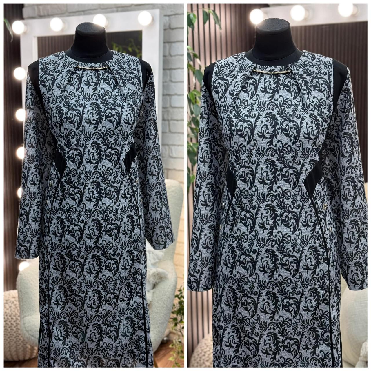 Стильна жіноча сукня, тканина "Ангора" розмір 64