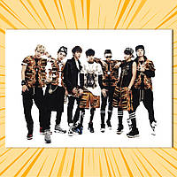 Плакат A4 K-Pop BTS
