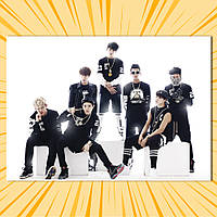 Плакат A4 K-Pop BTS 002