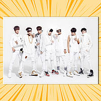 Плакат A4 K-Pop BTS 010