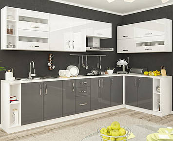 Кухня модульна "Гамма - дсп лак" (Мебель-Сервіс)